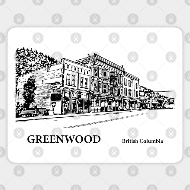Greenwood British Columbia Sticker by Lakeric